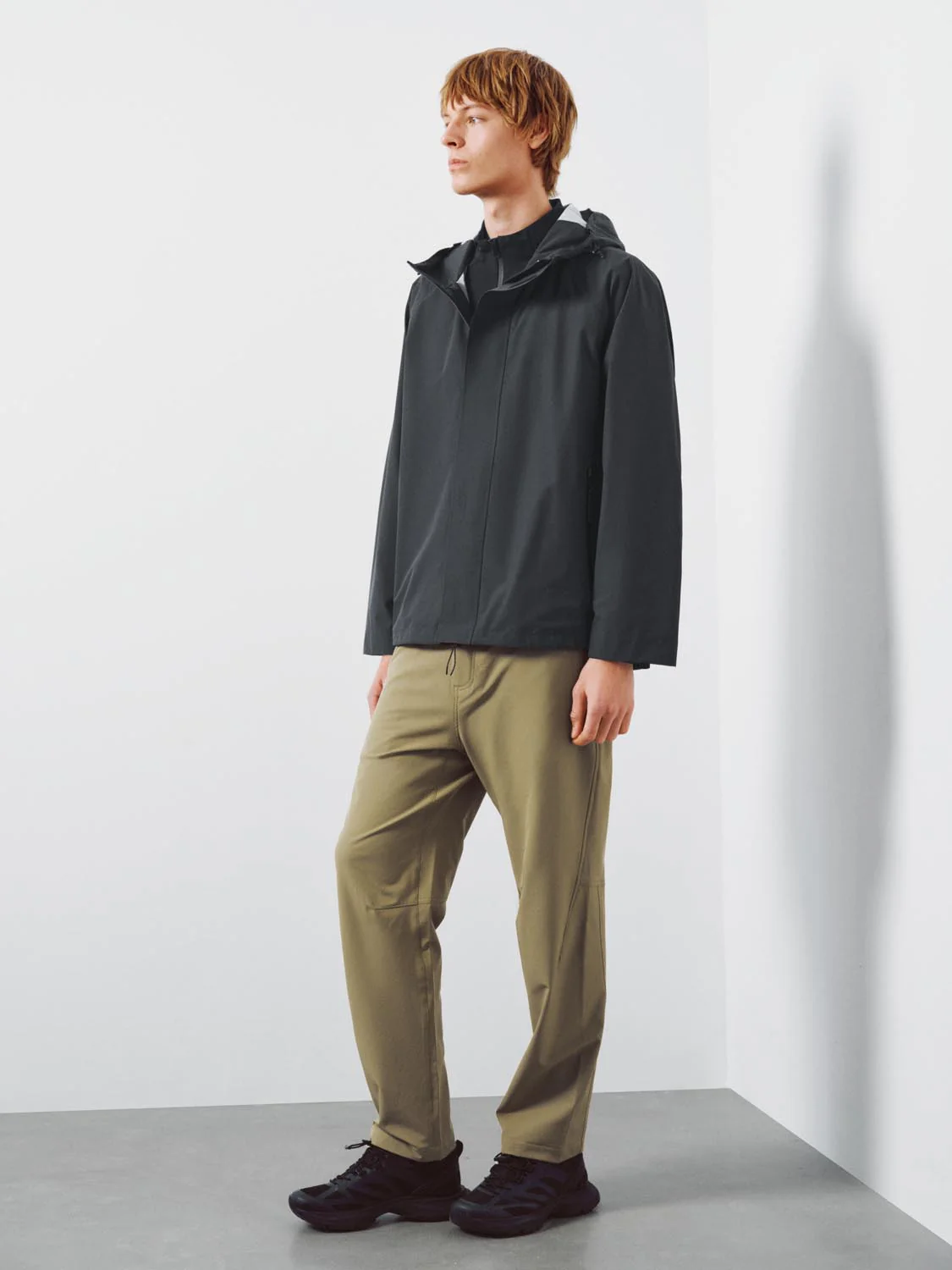 Hooded Drawstring Track Jackets - Image 5