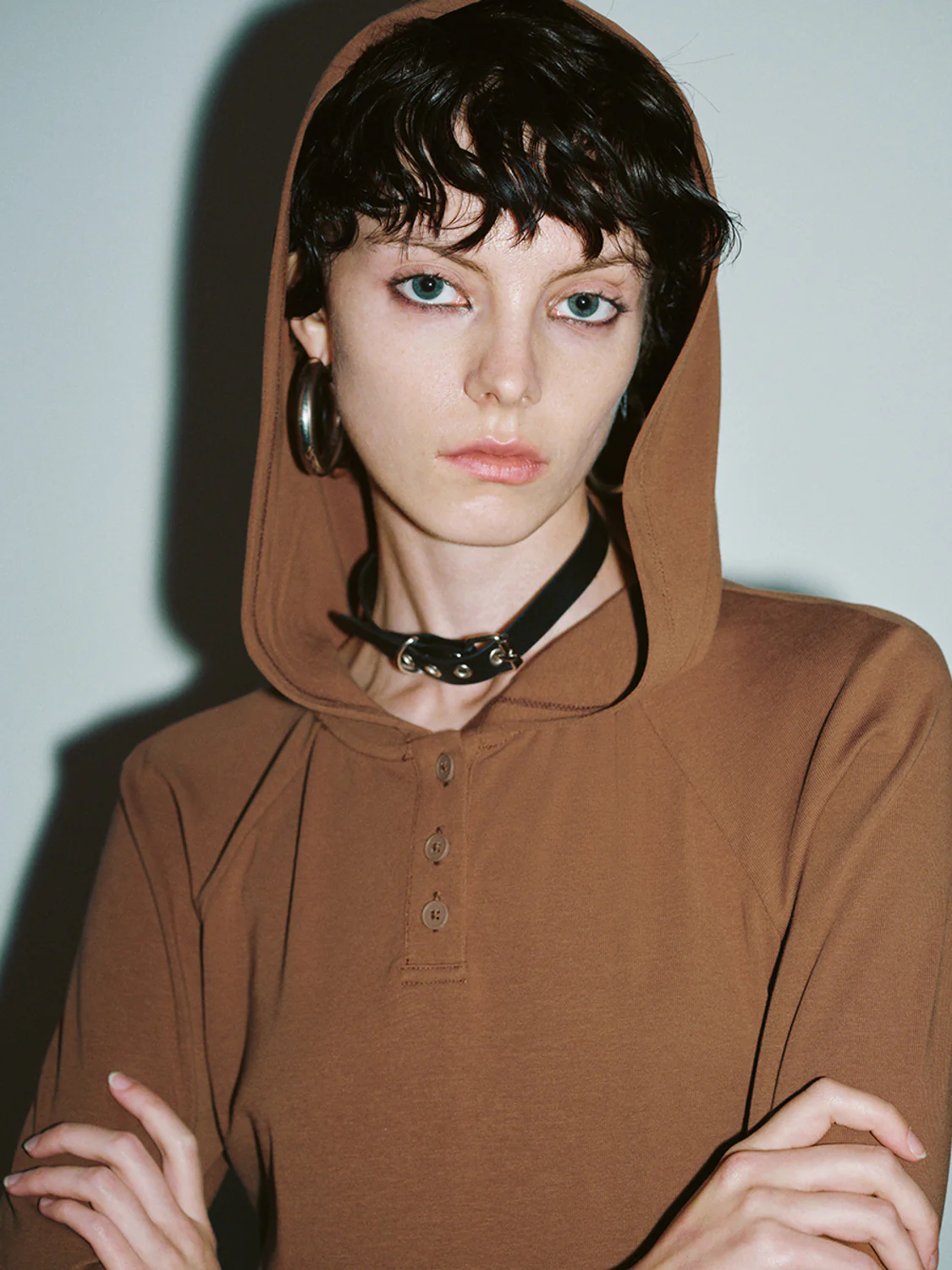 Hooded Skinny T-Shirt - Image 9