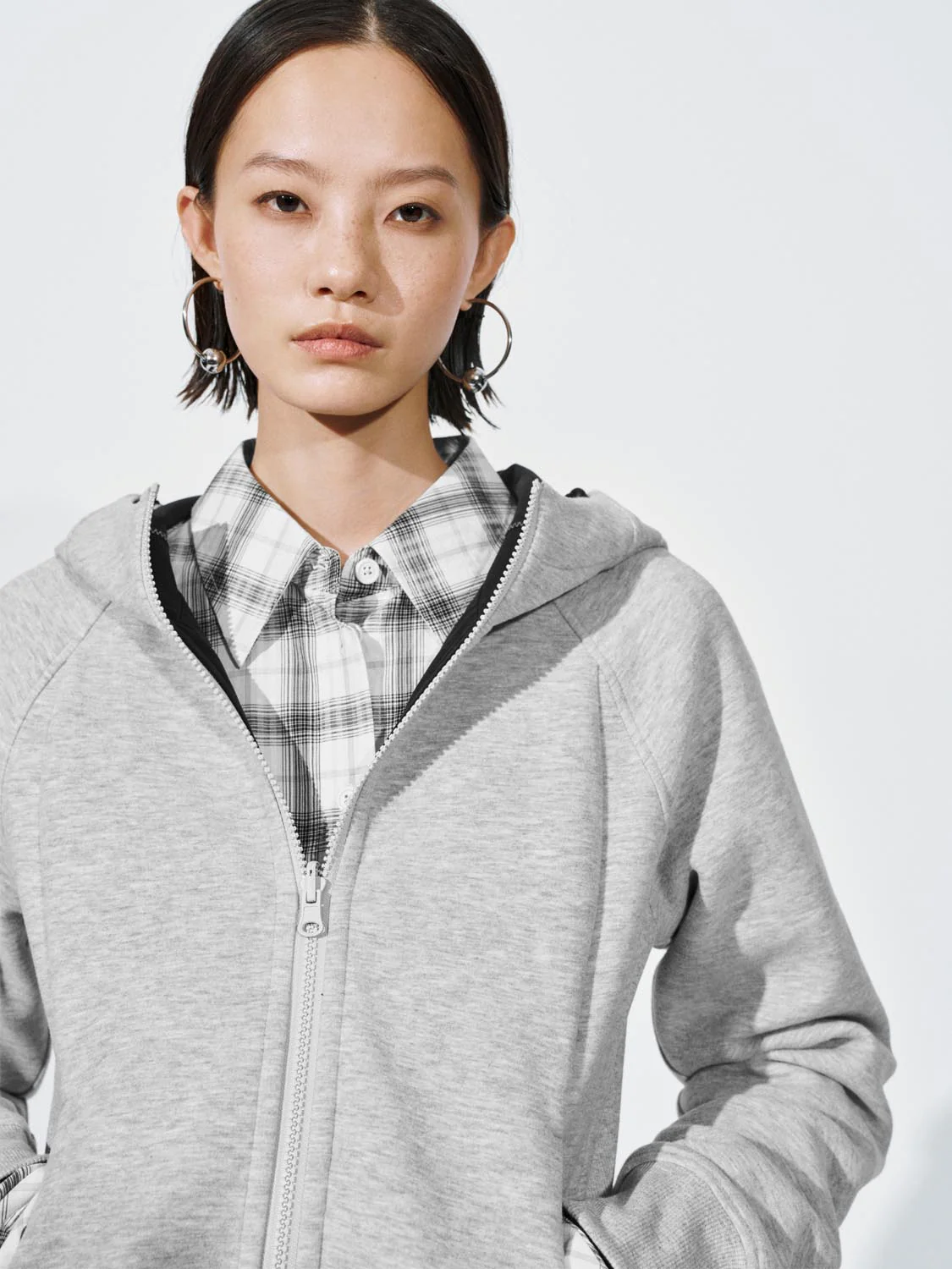Hooded Zip Up Track Jackets - Image 3