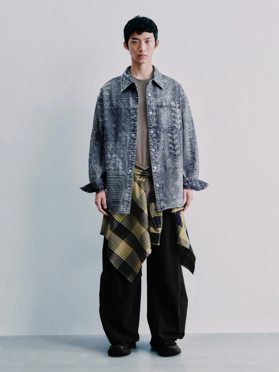 Intarsia Denim Shirts - Image 4