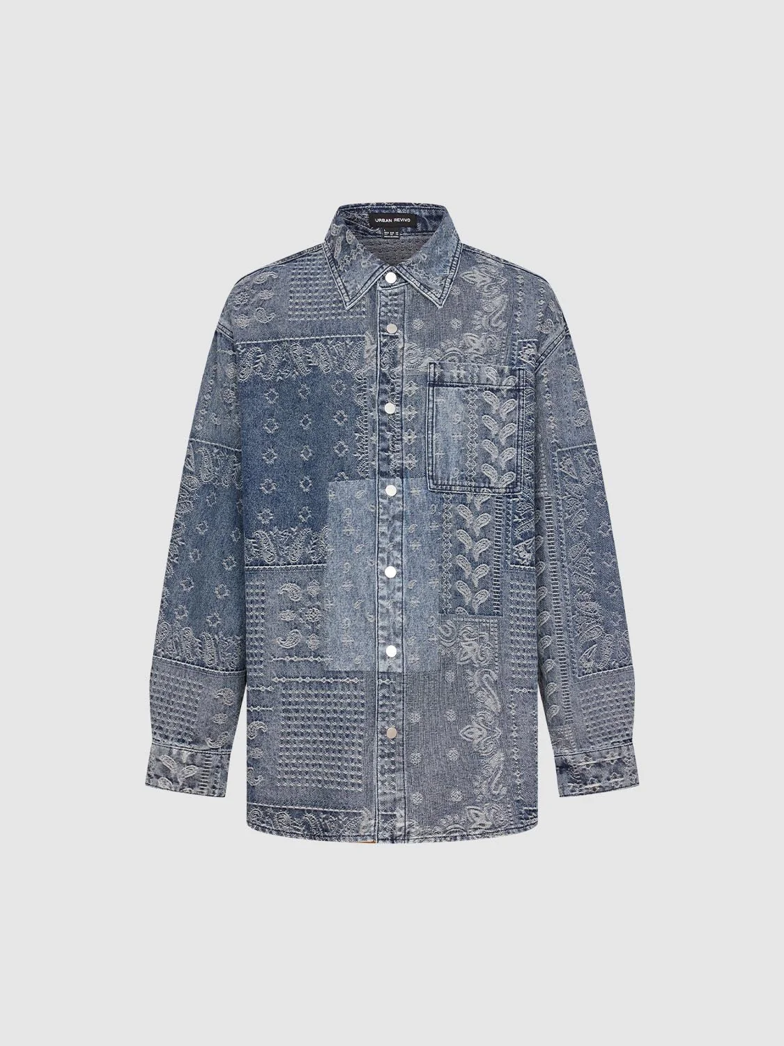 Intarsia Denim Shirts - Image 7