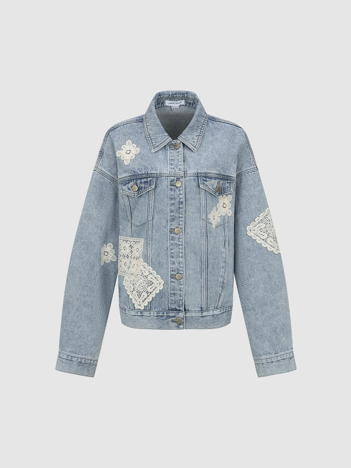 Lace Detail Denim Jackets - Image 7