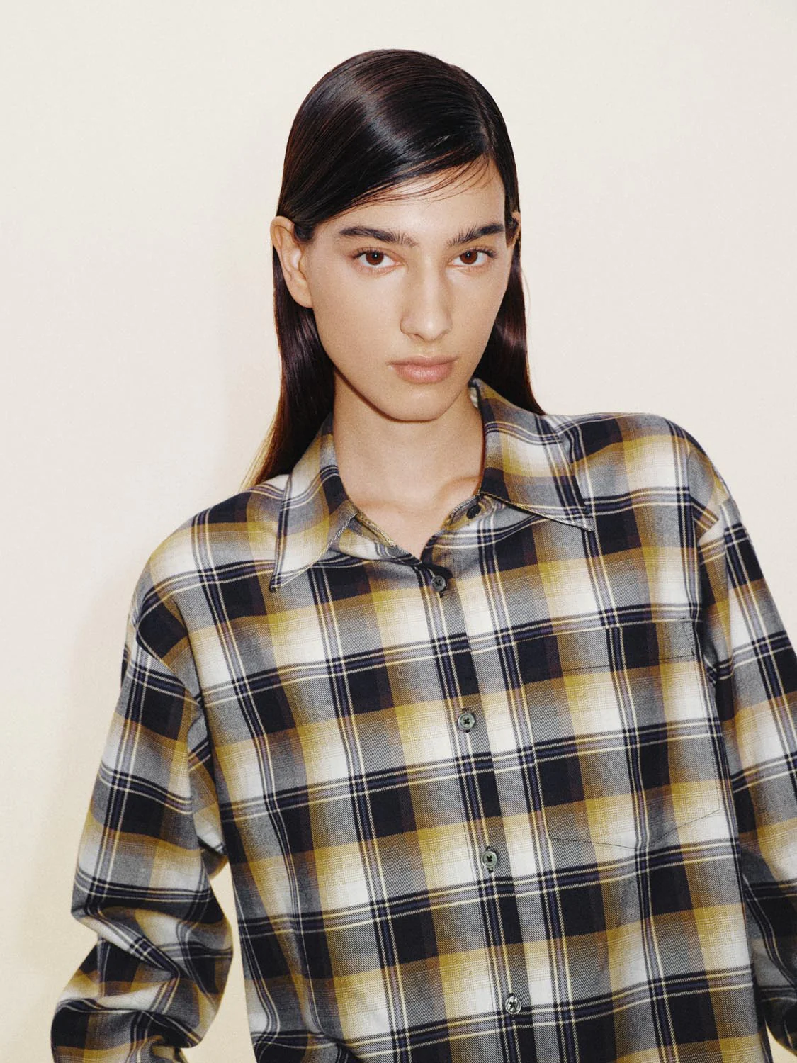 Lace Trim Check Shirts - Image 3