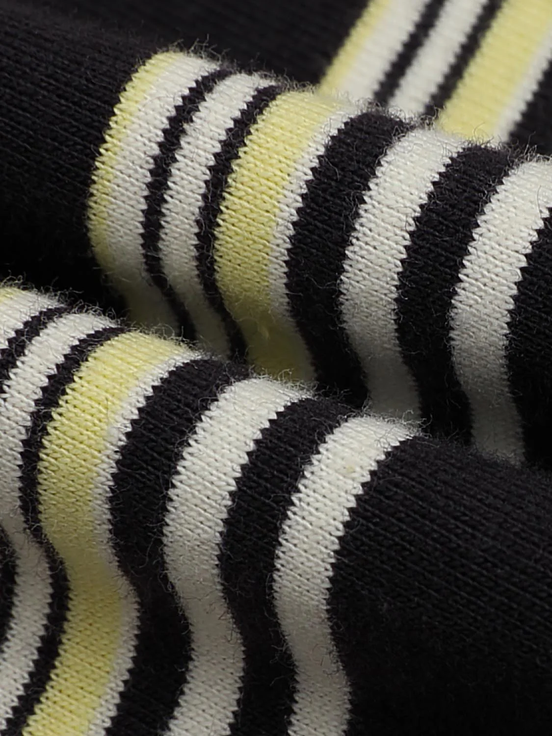 Lace Trim Collared Striped Long Sleeve T-Shirts - Image 8