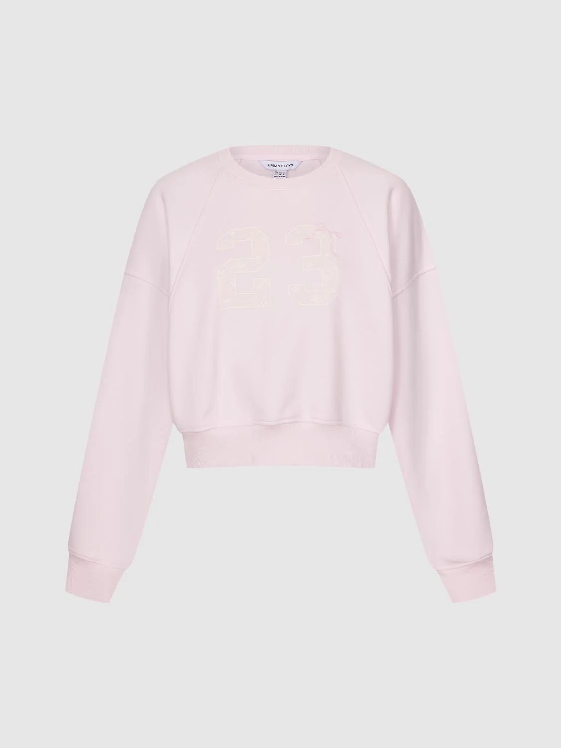Laced Embroidered Crew Neck Sweatshirts - Image 12