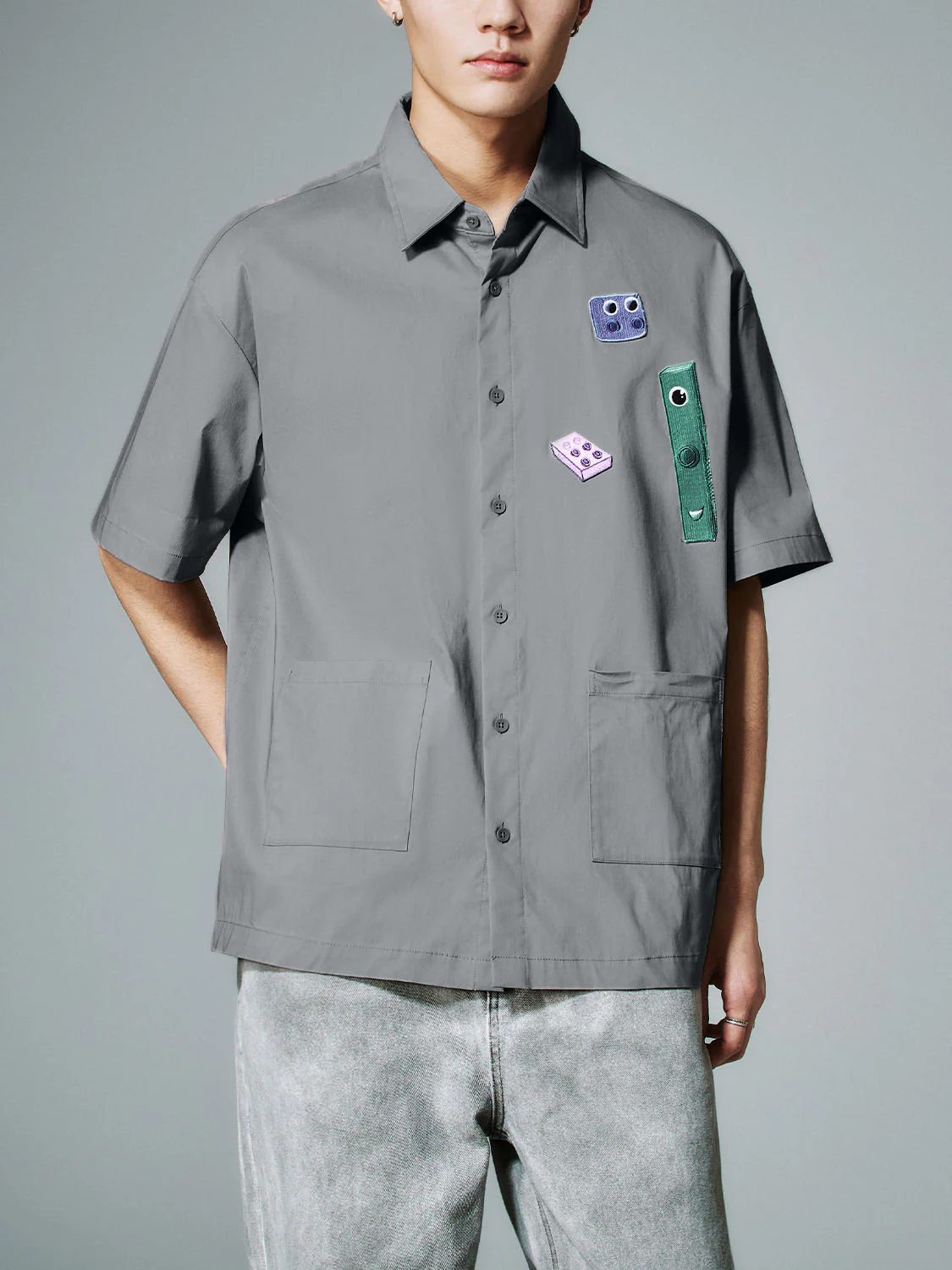 Loose Short Sleeve Shirts - Image 7