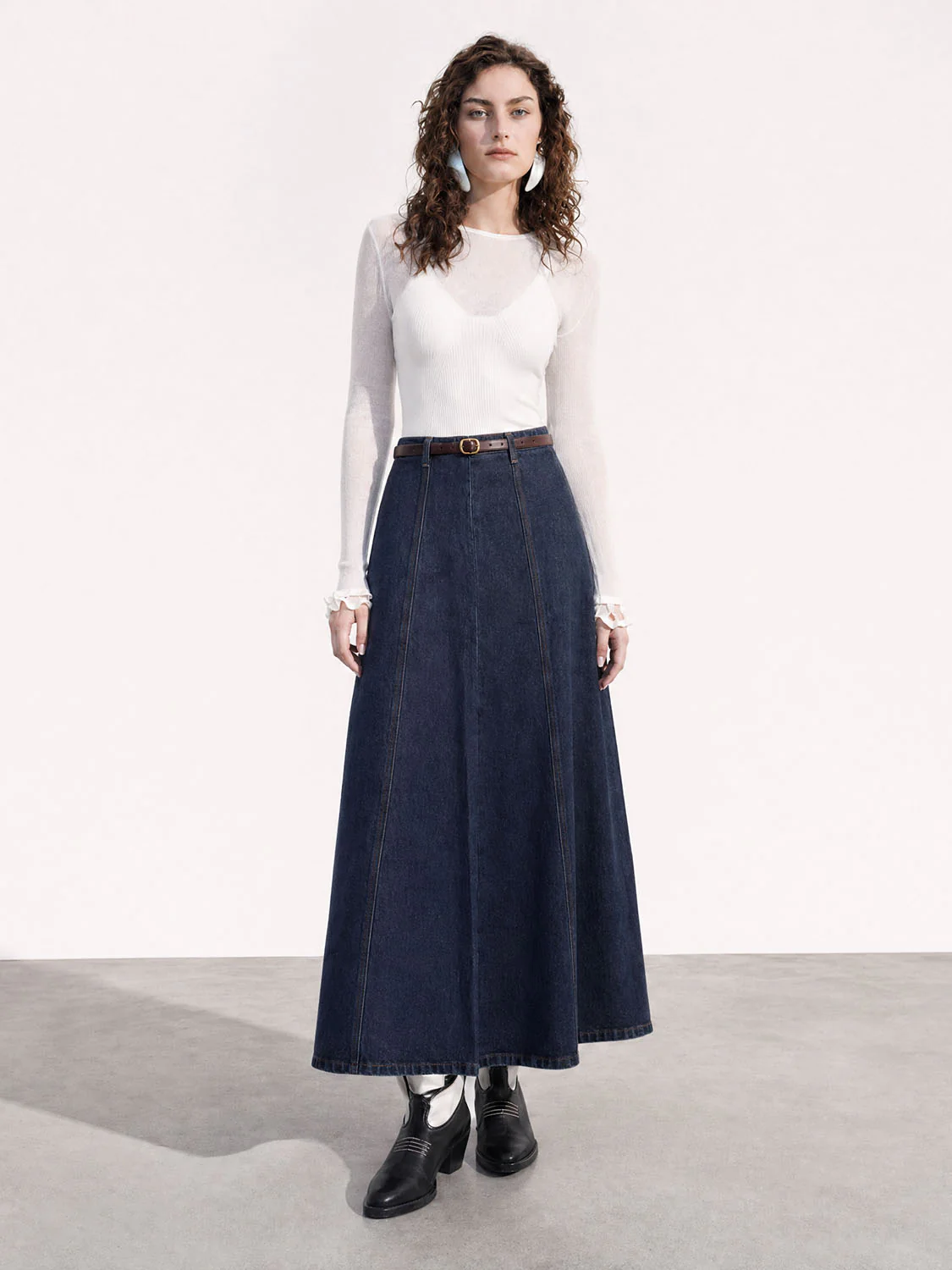 Maxi Denim Skirts - Image 4