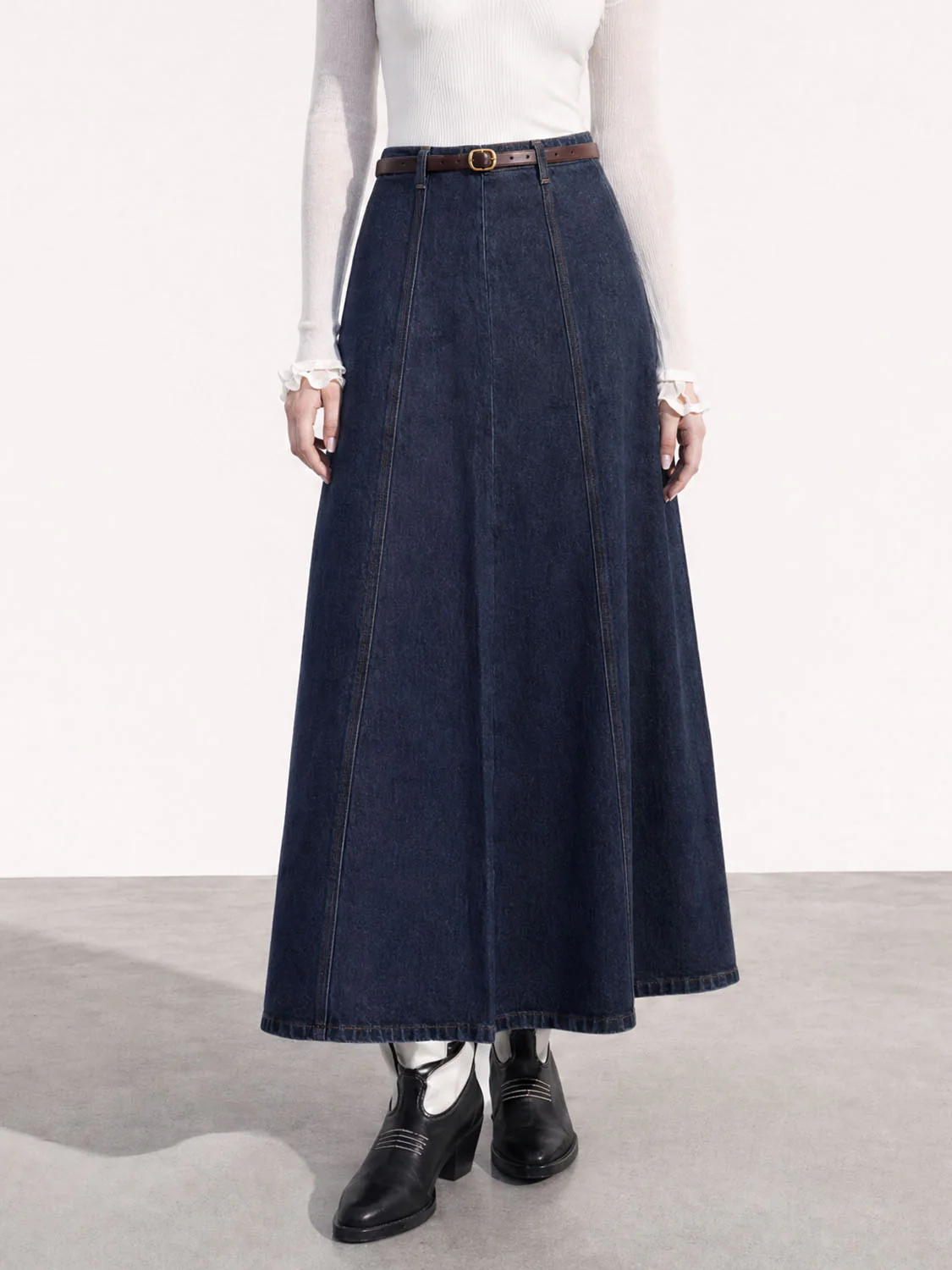 Maxi Denim Skirts - Image 9