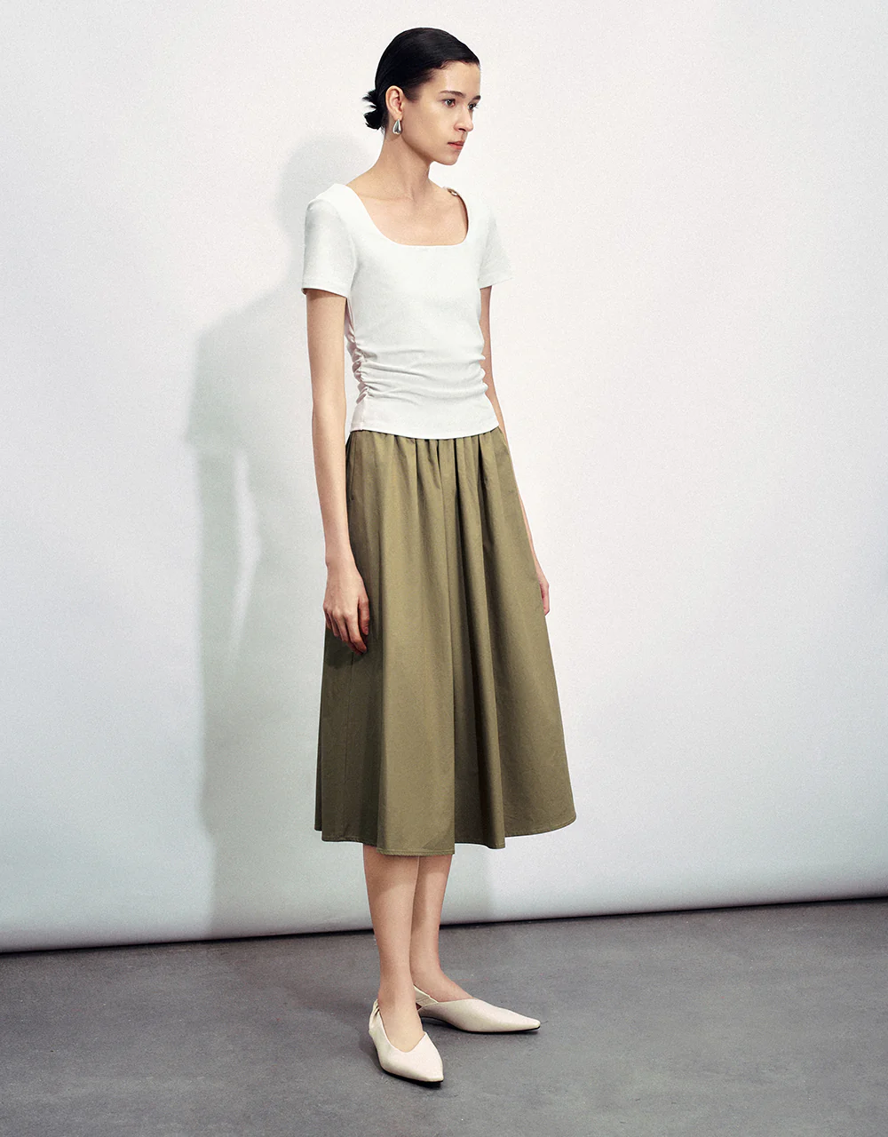 Midi A-Line Skirt - Image 15