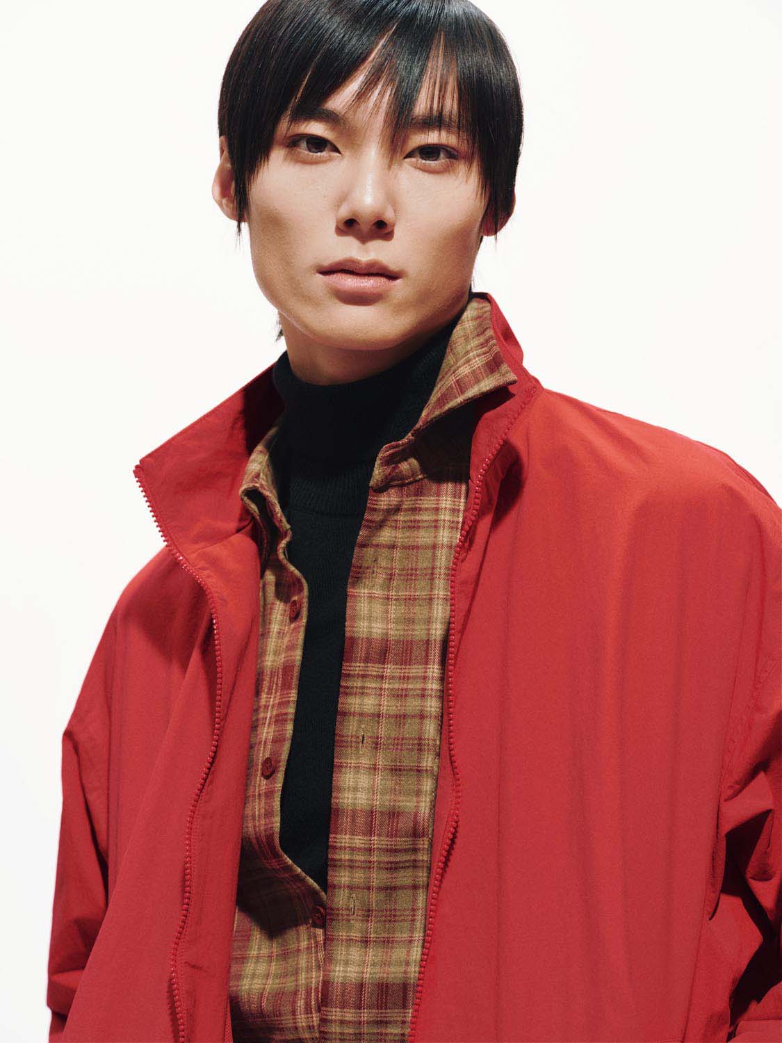 Mock Neck Loose Fit Jackets - Image 3