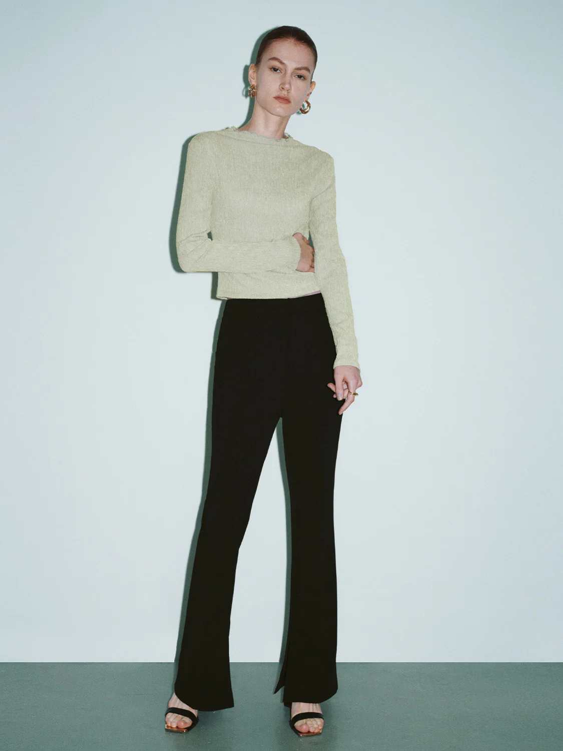 Mock Neck Skinny T-Shirt - Image 10