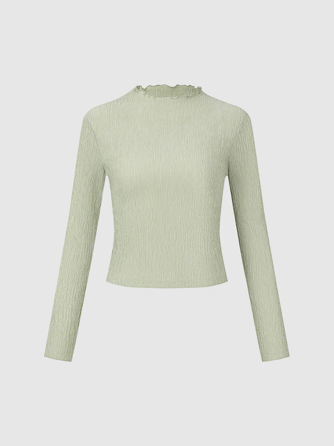 Mock Neck Skinny T-Shirt - Image 12
