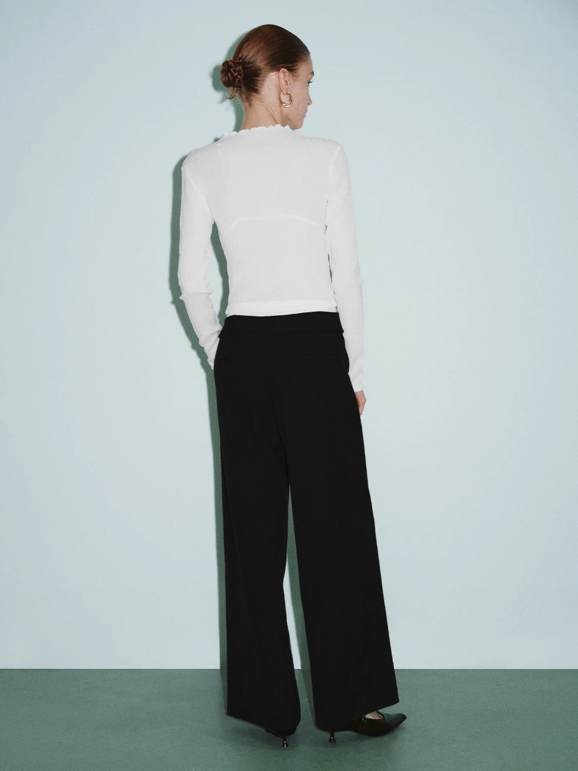 Mock Neck Skinny T-Shirt - Image 15