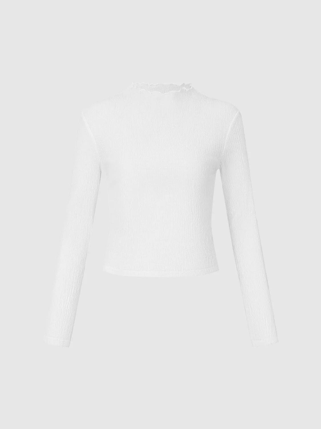 Mock Neck Skinny T-Shirt - Image 18