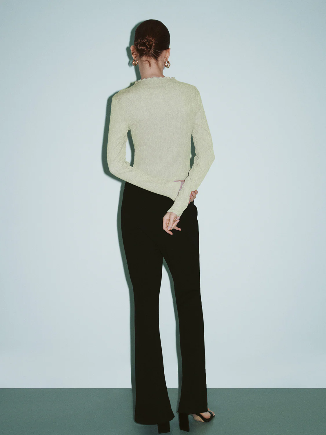 Mock Neck Skinny T-Shirt - Image 9
