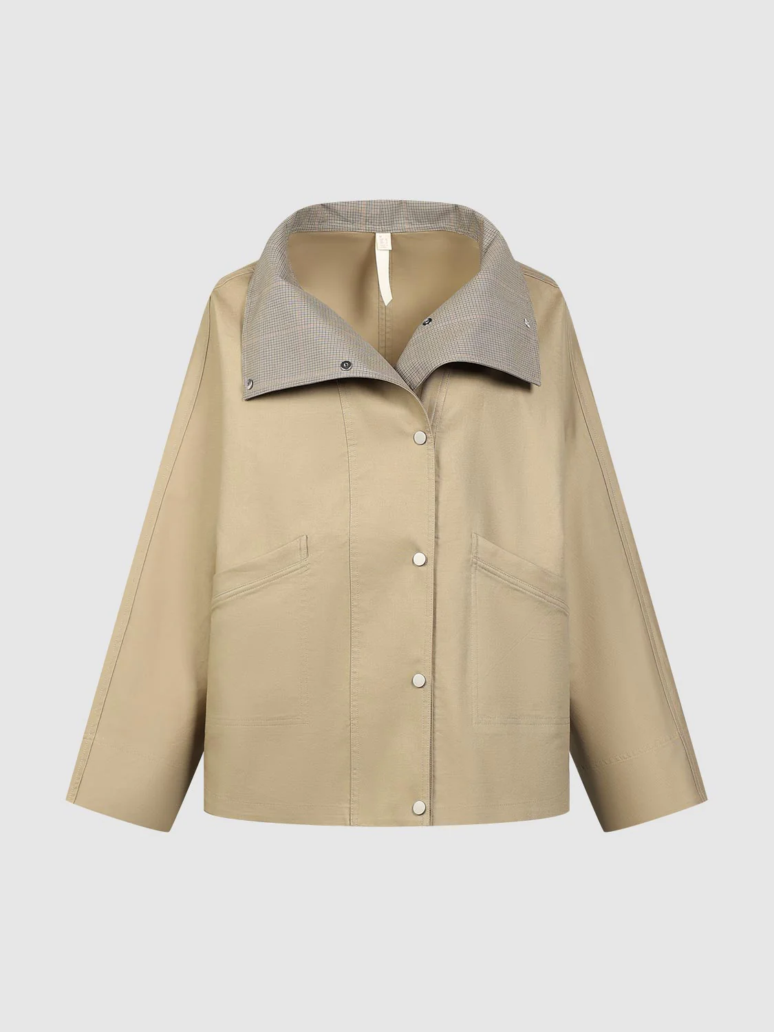 Mock Neck Trench Coats - Image 7