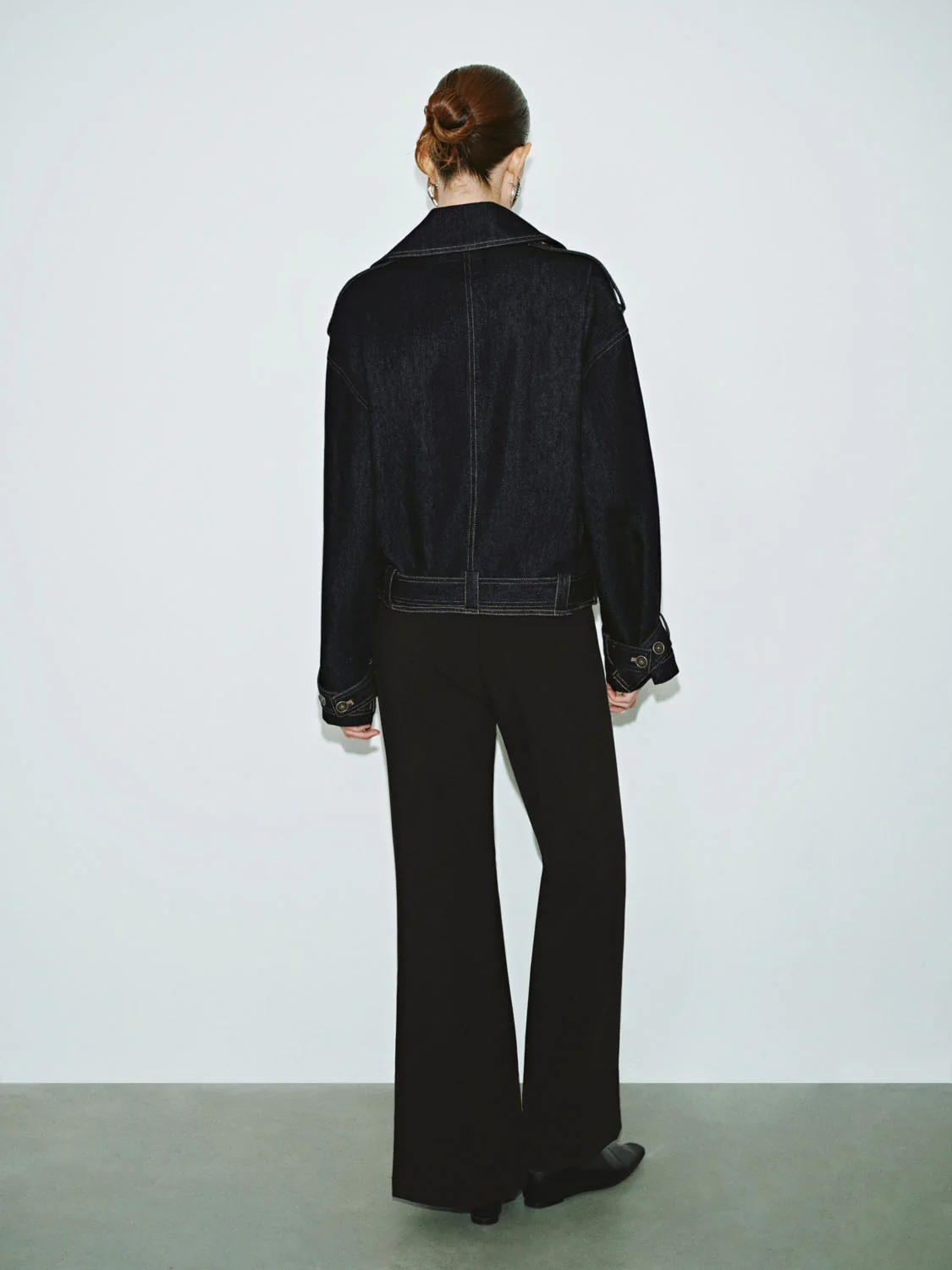 Notched Collar Denim Jackets - Image 5