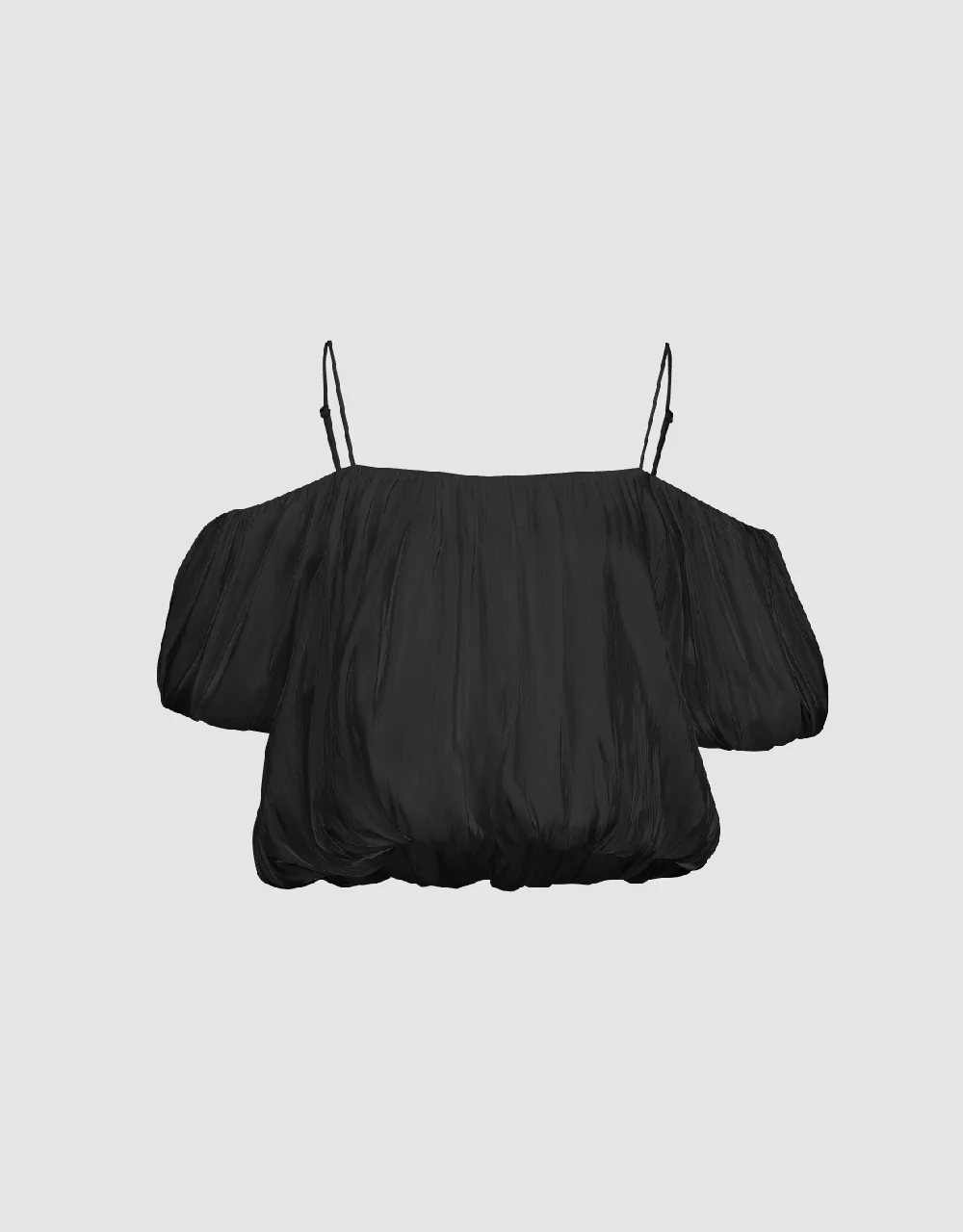 Off-Shoulder Chiffon Cami Top - Image 2