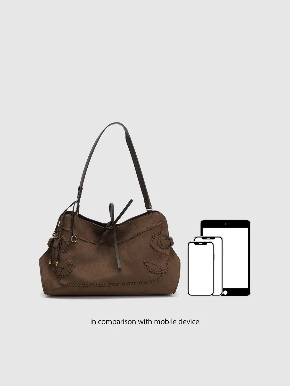 Oversize Weave Detail Shoulder Bags - Image 7