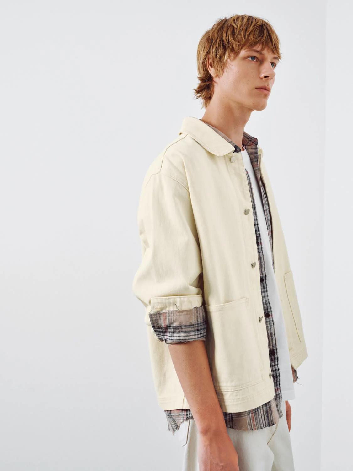 Patch Pocket Button Up Denim Jackets - Image 2