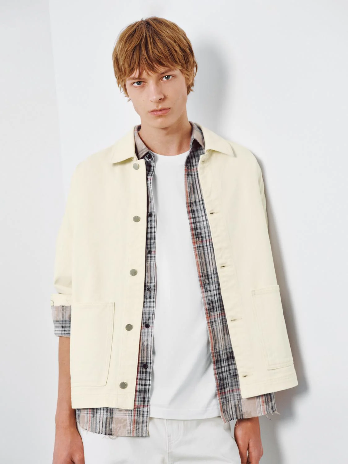 Patch Pocket Button Up Denim Jackets - Image 9