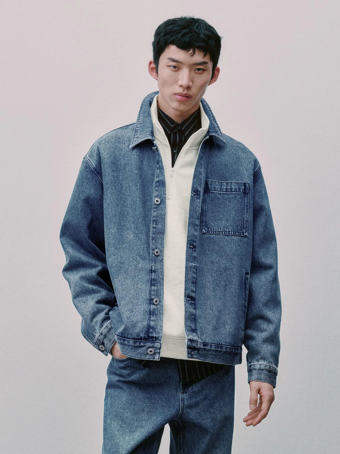 Patch Pocket Denim Jackets - Image 9