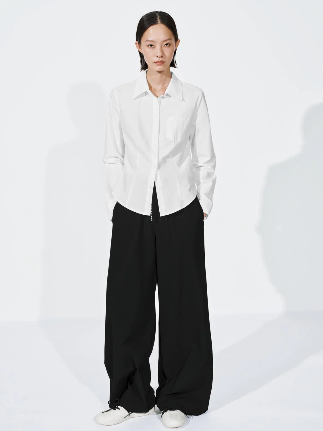 Patch Pocket Tailored Seamed Shirts - Image 12
