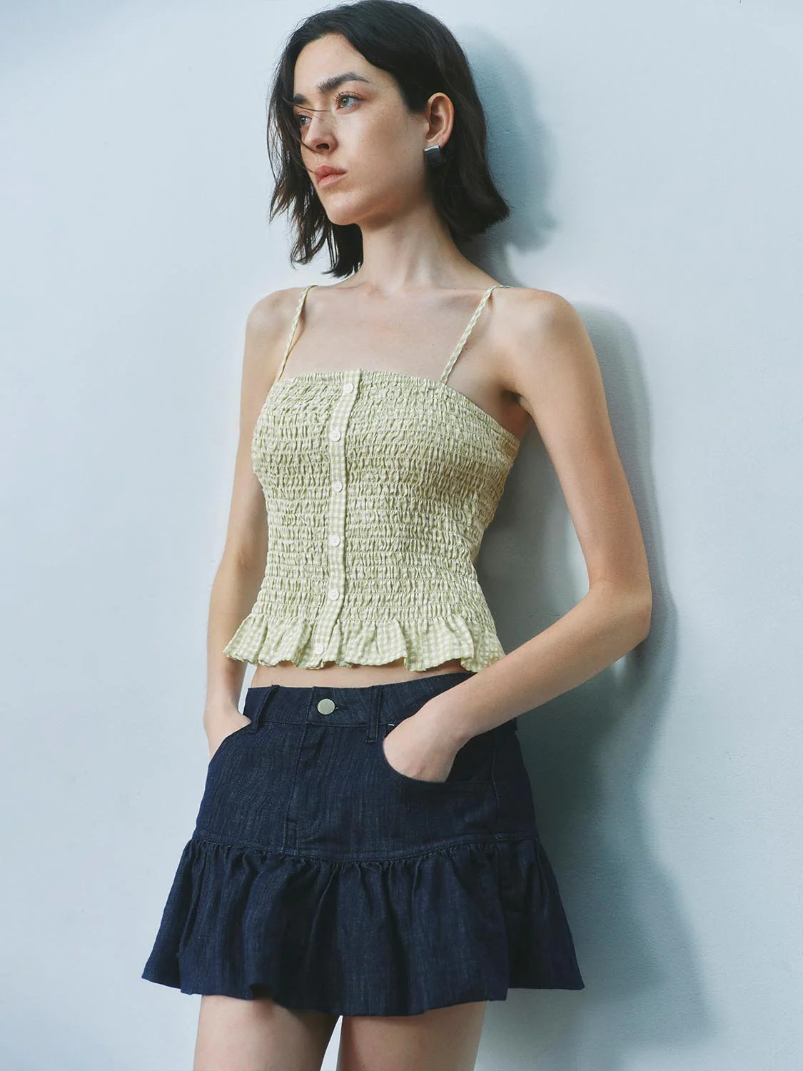 Plaid Cami Tops - Image 2