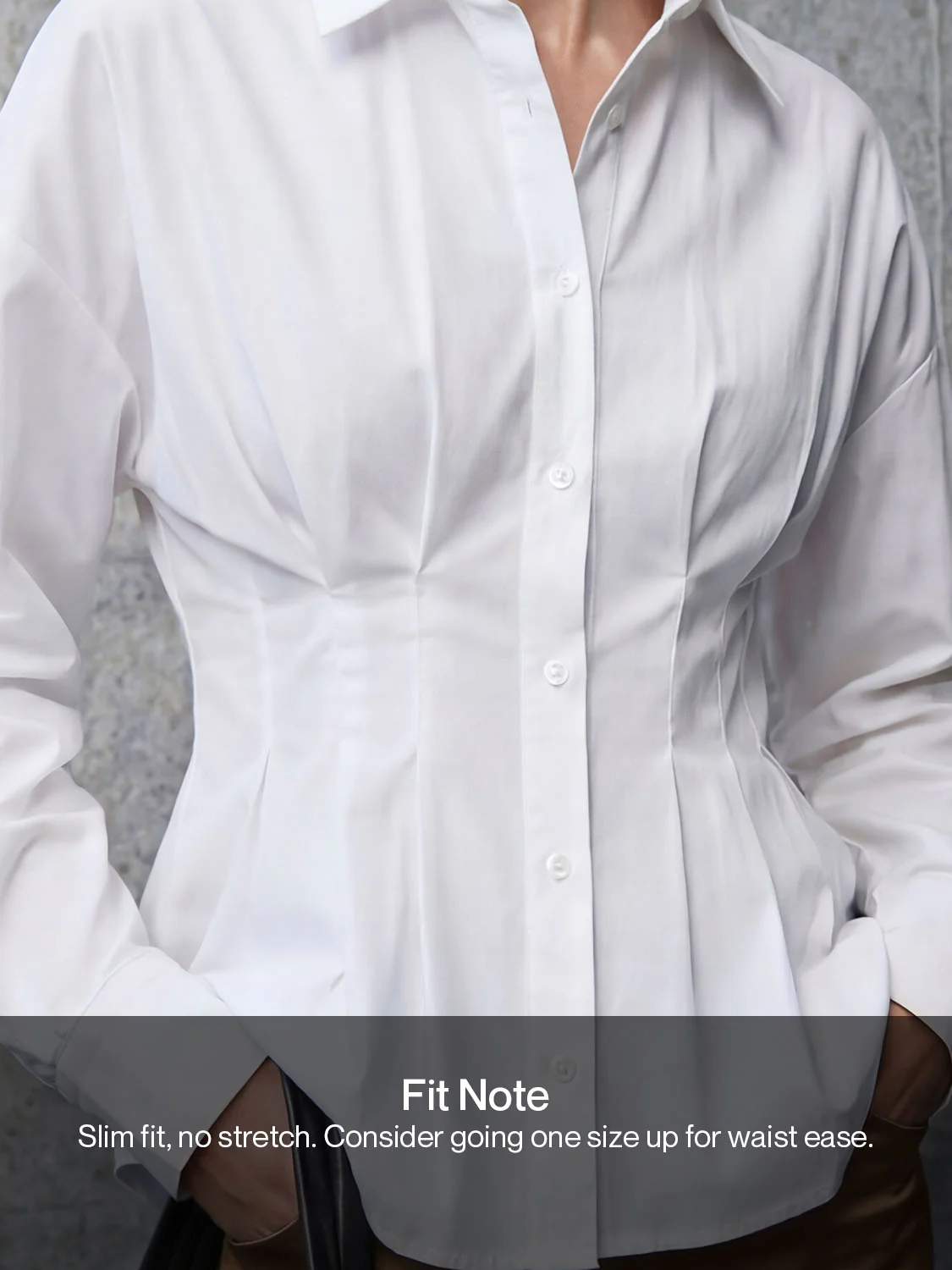 Pleated Nipped Waist Shirts - Image 3