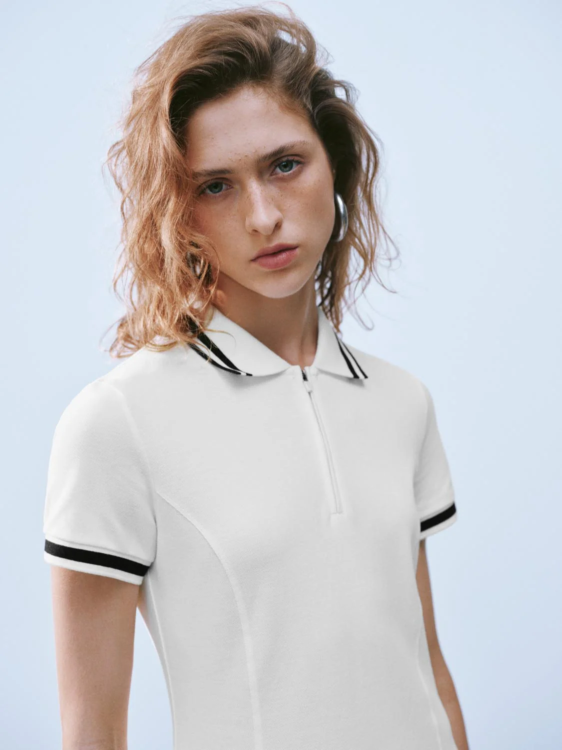 Pleated Polo Mini Dresses - Image 6