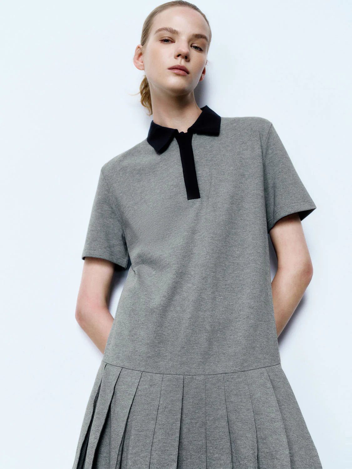 Pleated Straight Dresses - Image 5
