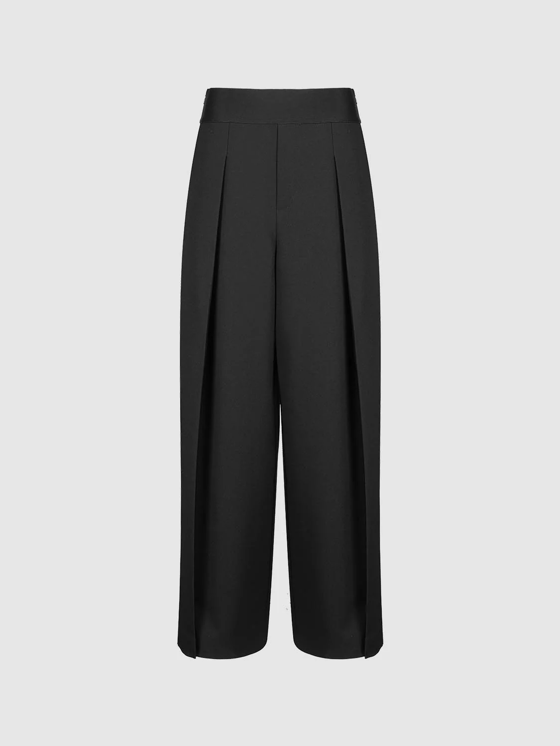 Pleated Wide Leg Pants - Image 2