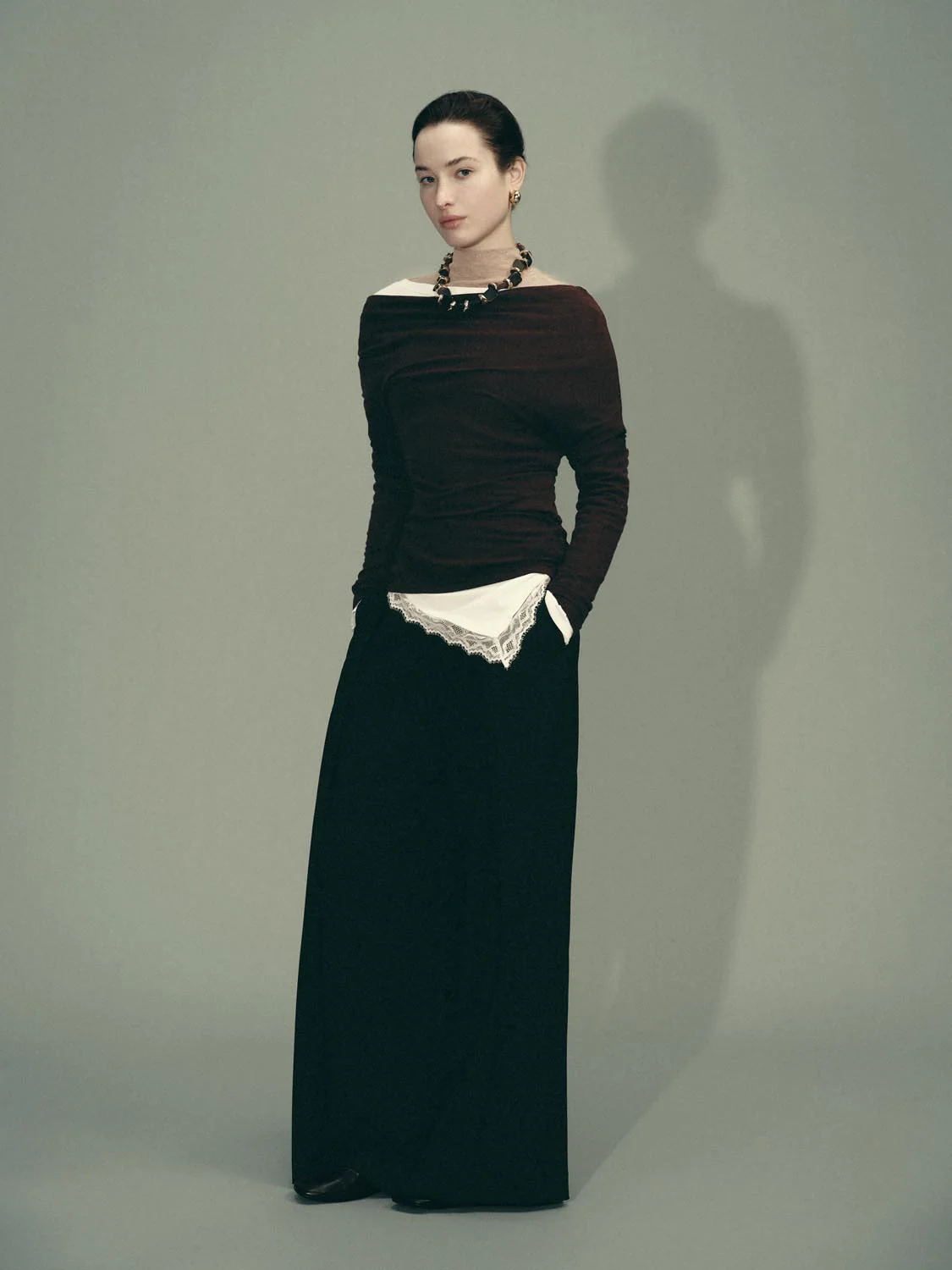 Pleated Wide Leg Pants - Image 6