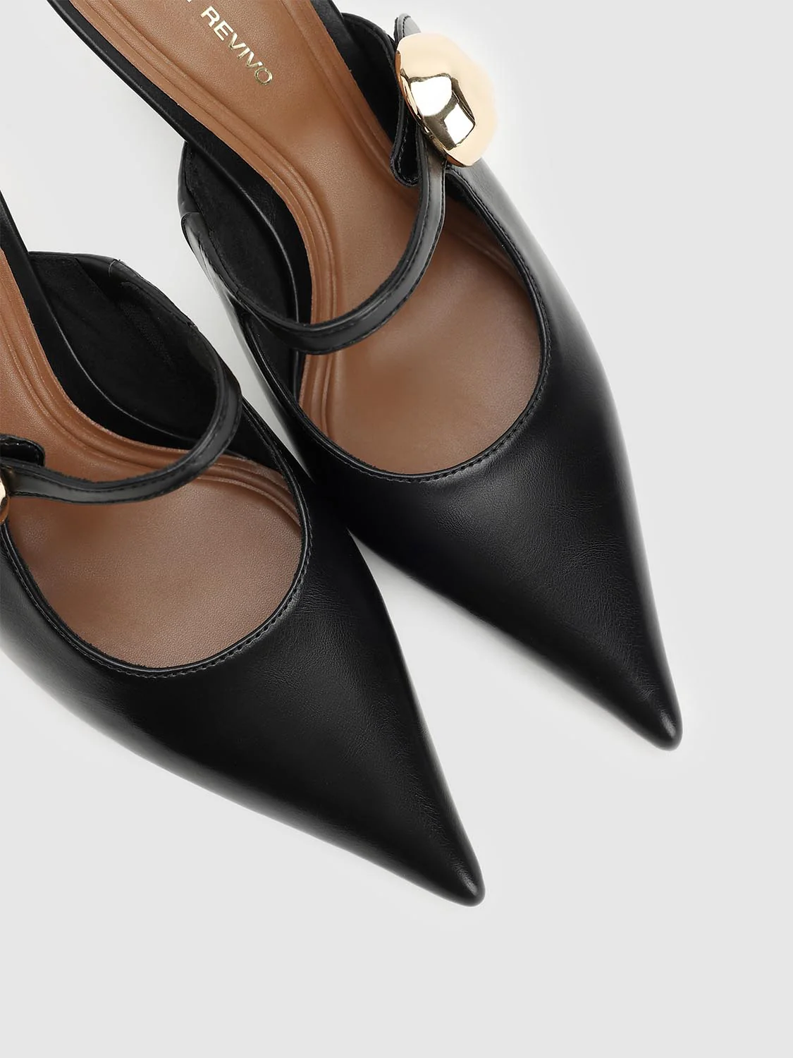 Point-Toe Heeled Slippers - Image 12