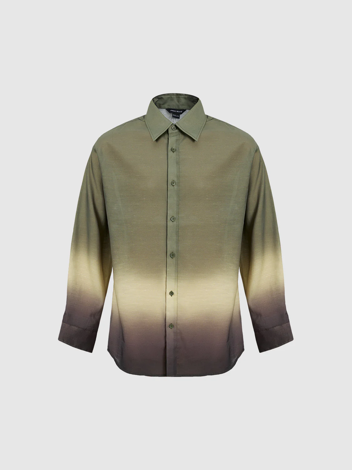 Printed Button Up Loose Shirt - Image 6