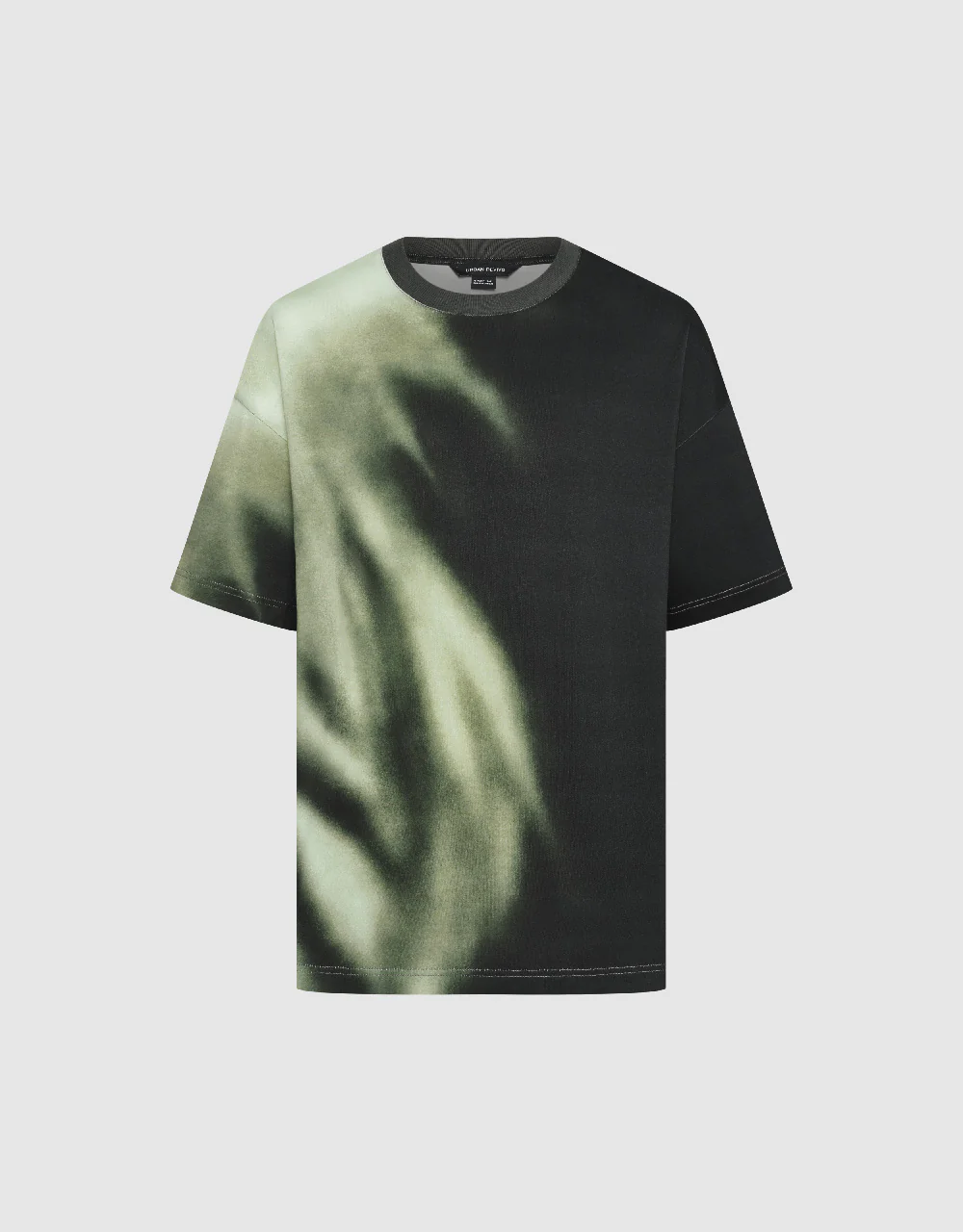 Printed Crew Neck Straight T-Shirt - Image 2