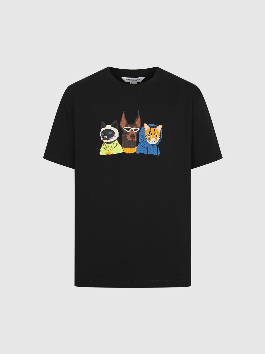 Printed Crew Neck T-Shirts - Image 9