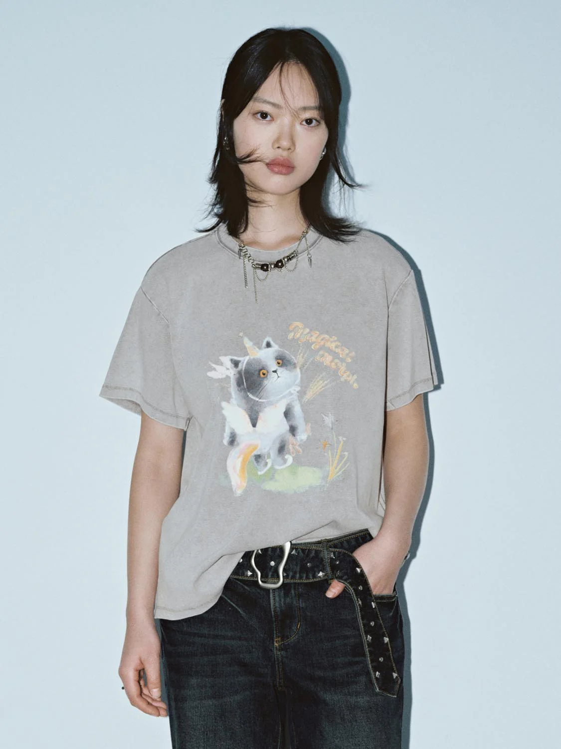 Printed Crew Neck T-Shirts - Image 4