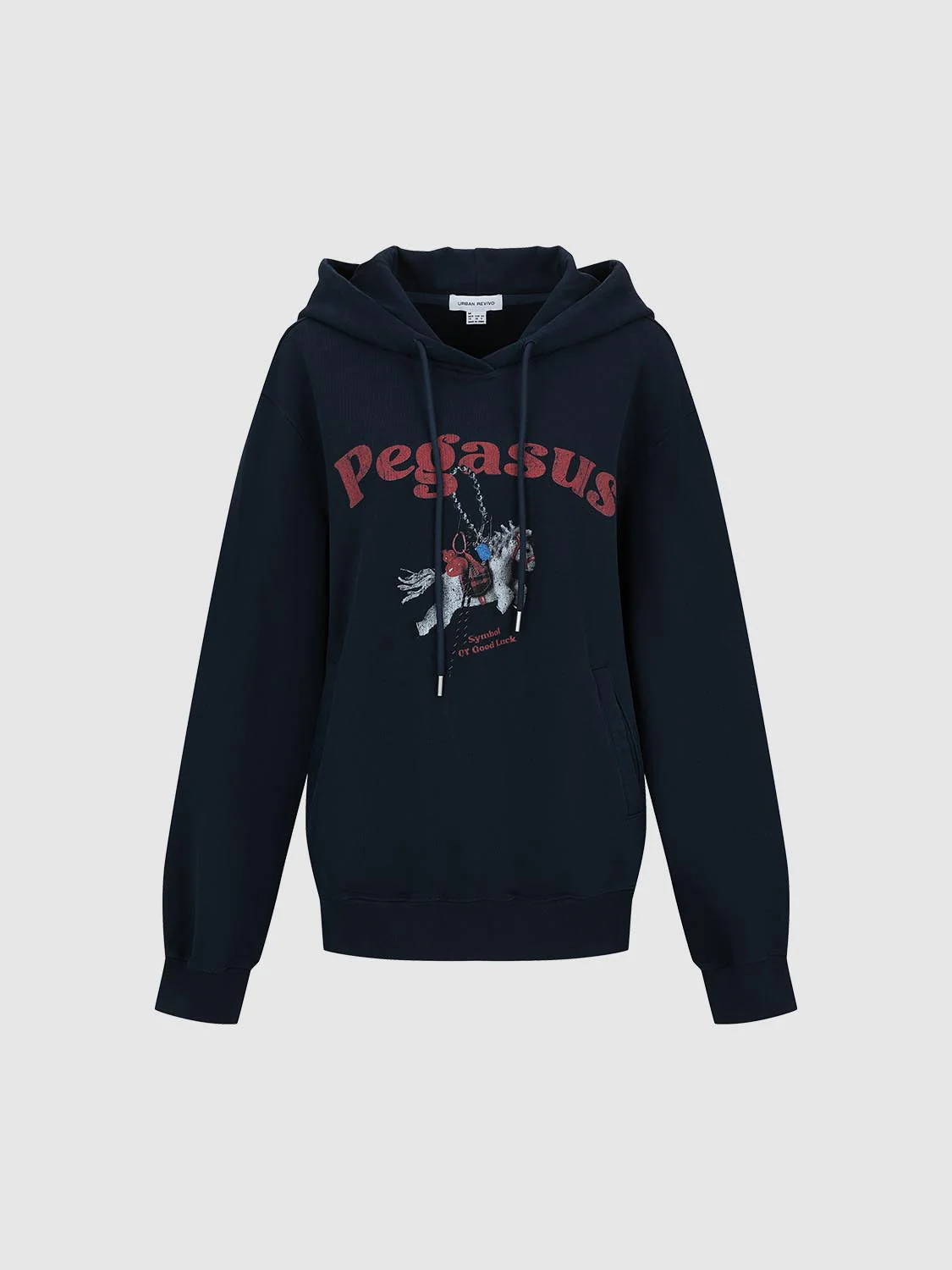 Printed Drawstring Hooded Sweatshirts - Image 7