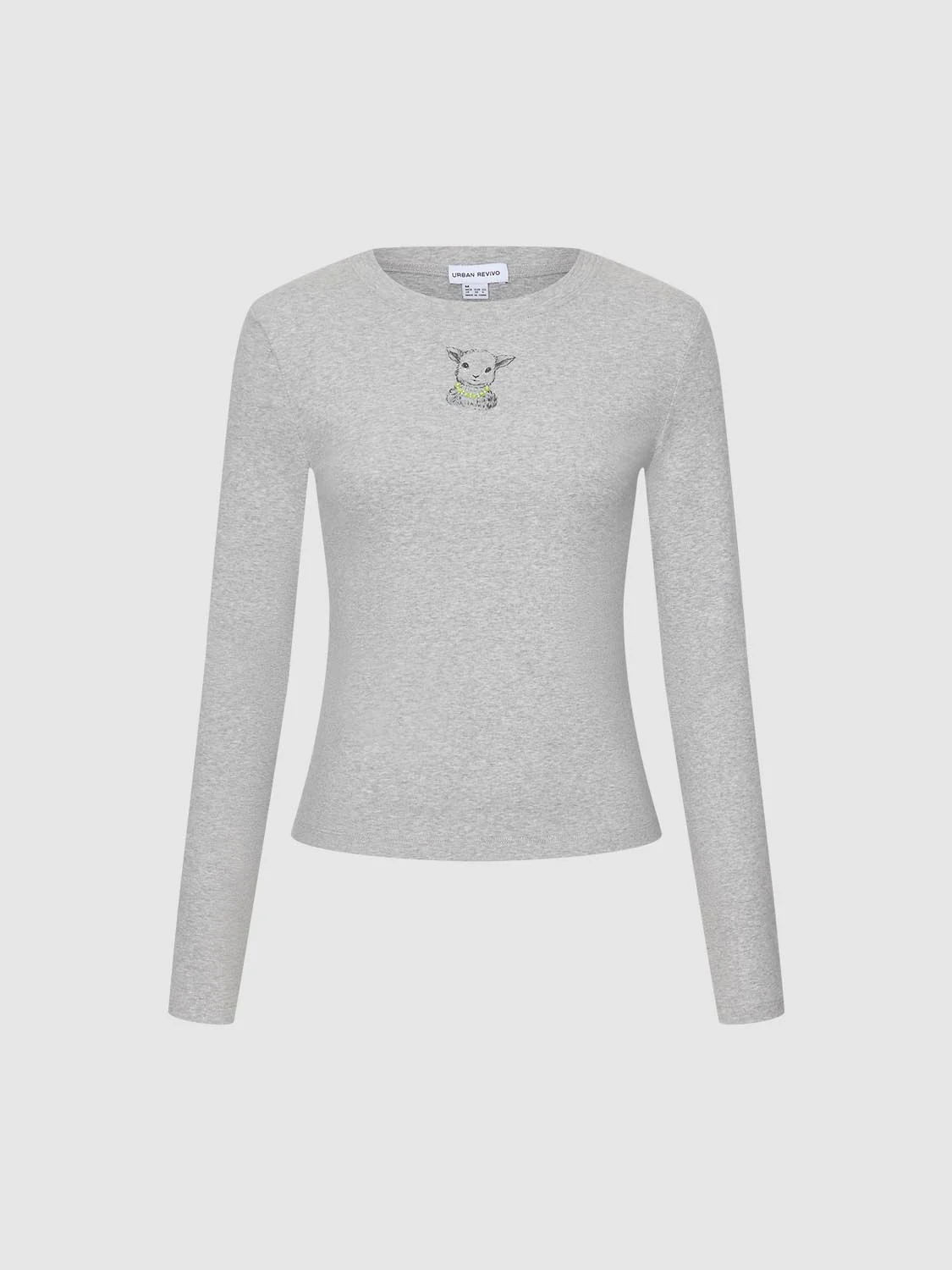 Printed Slim-Fit Long Sleeve T-Shirts - Image 7