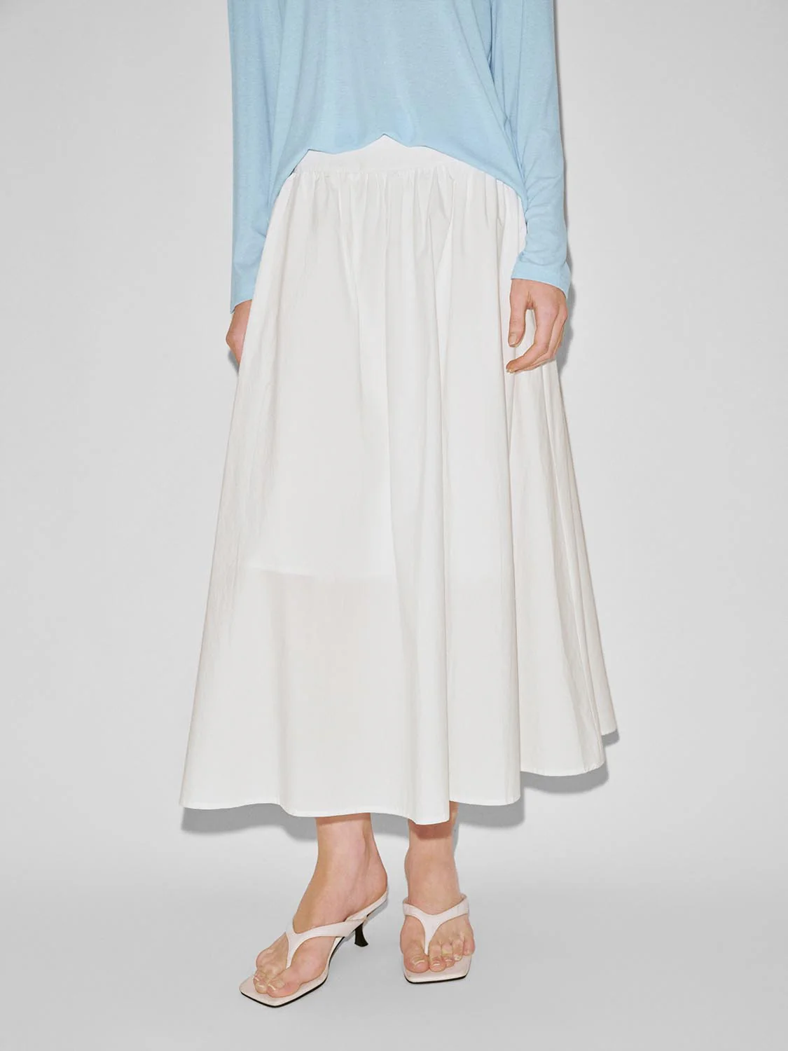 Pull On A-Line Midi Skirts - Image 18