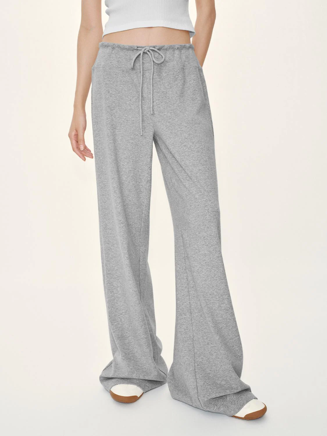 Pull On Drawstring Flare Leg Pants - Image 25