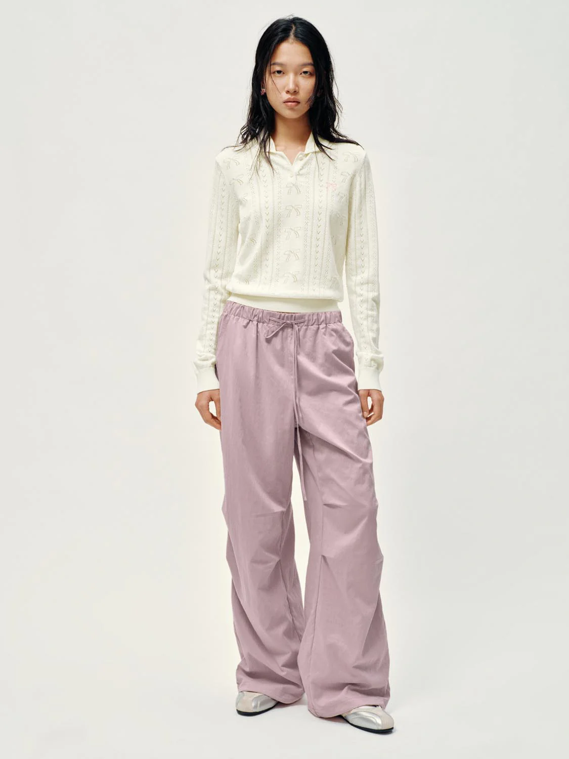 Pull On Drawstring Wide Leg Cargo Pants - Image 21