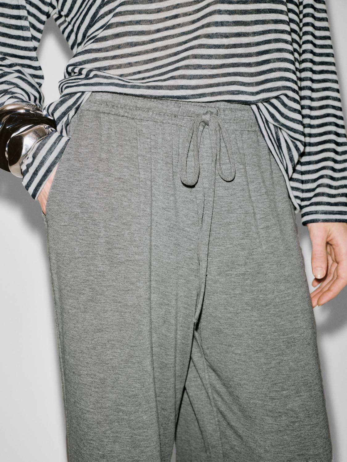 Pull On Drawstring Wide Leg Pants - Image 21