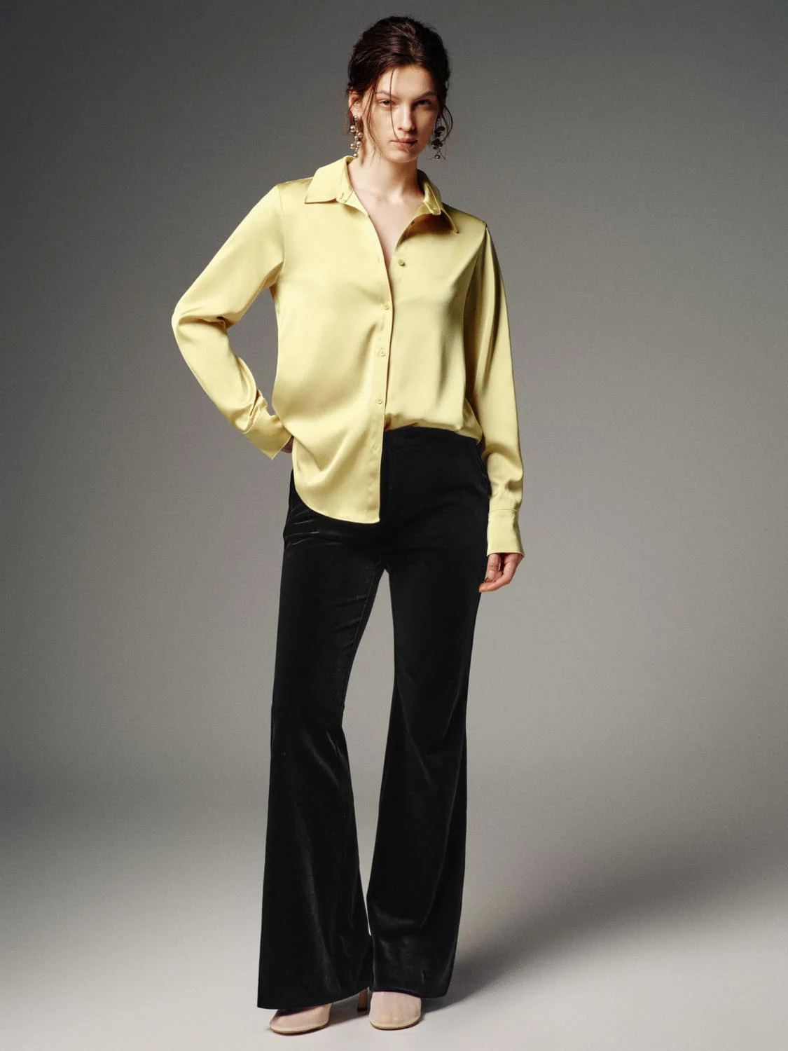 Pull On Flare Leg Pants - Image 7