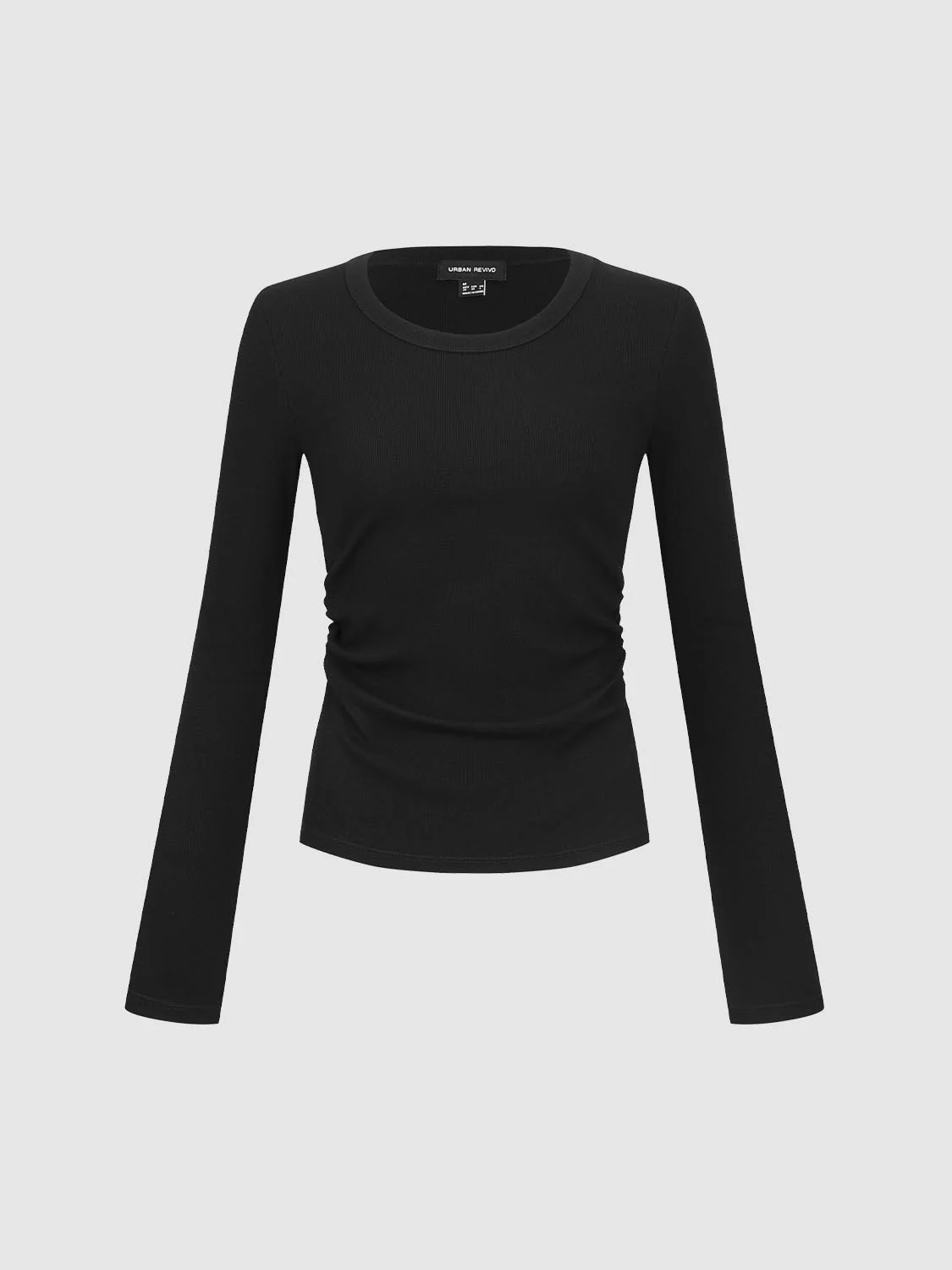Ruched Long Sleeve T-Shirts - Image 31
