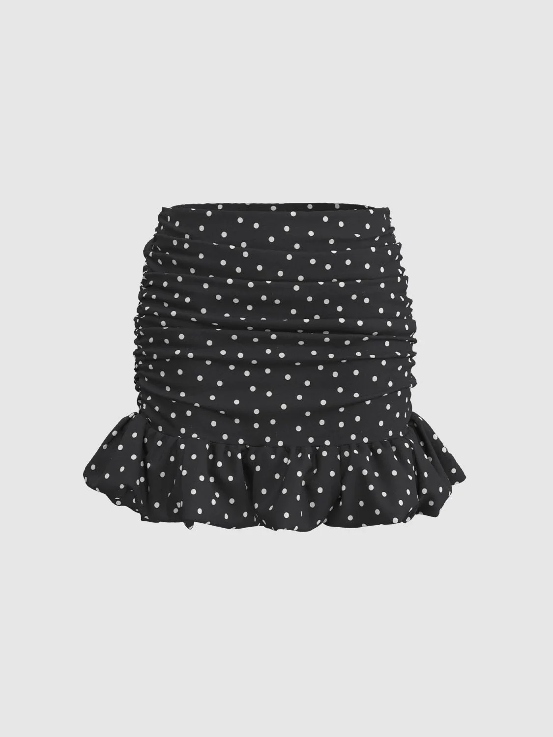 Ruffle Dotted Mini Skirts - Image 8