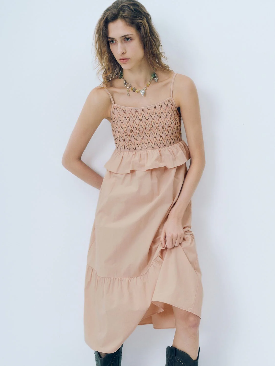 Ruffle Hem A-Line Dresses - Image 8
