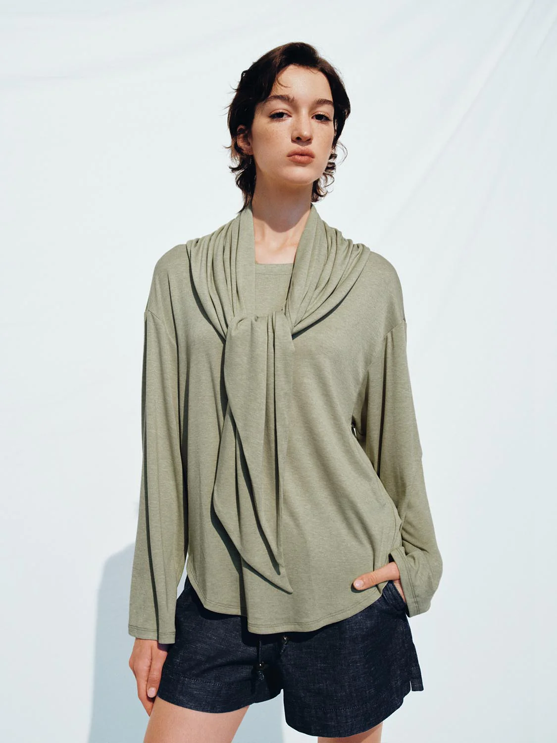 Scarf Decor T-Shirts - Image 9