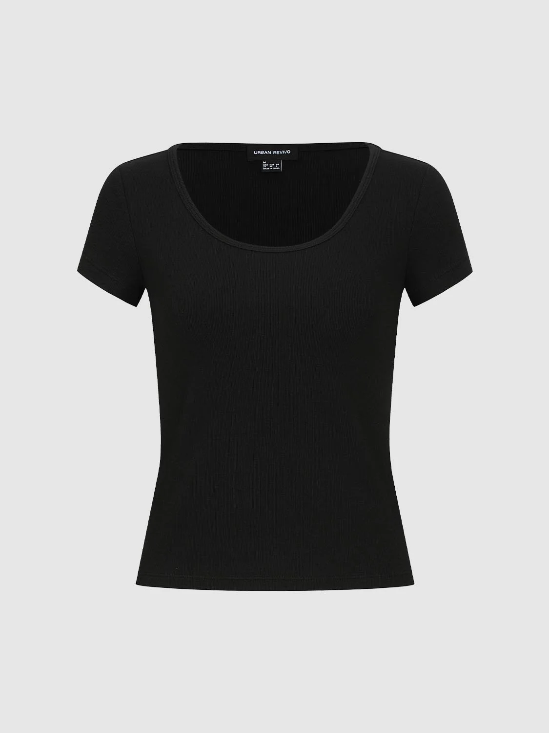 Scoop Neck Capped Sleeve T-Shirts - Image 31